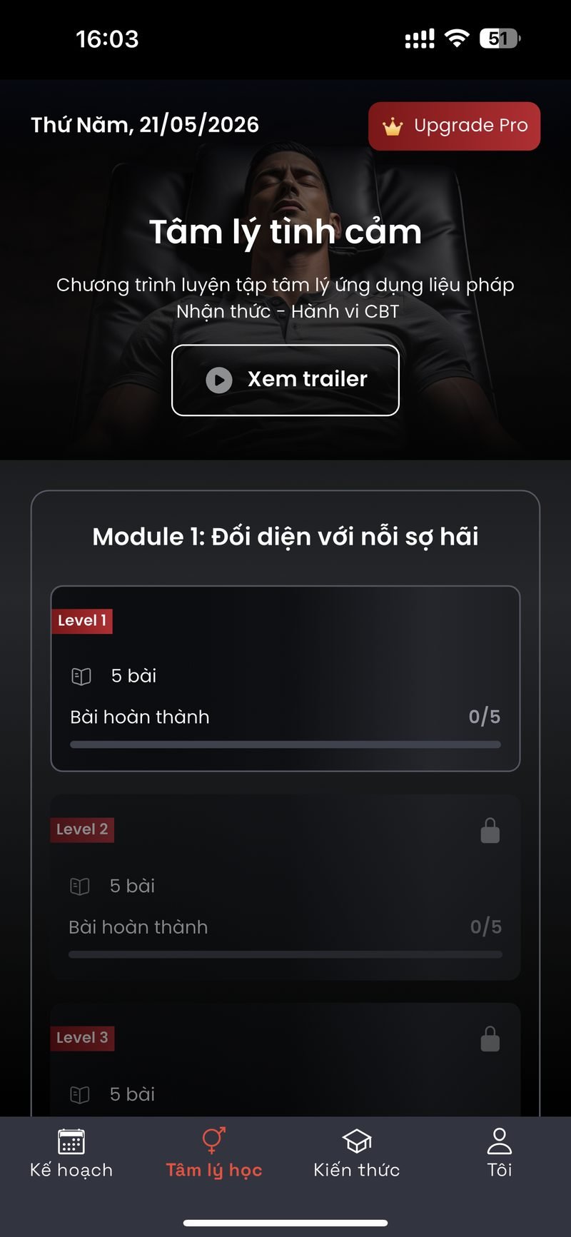Chương trình Tâm lý tình cảm