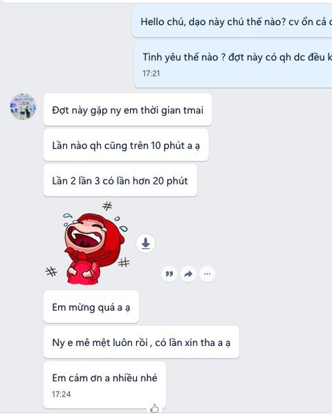 Feedback Zalo học viên 1