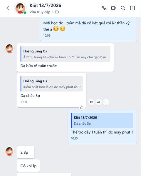 Feedback Zalo học viên 5