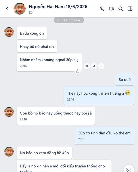 Feedback Zalo học viên 7
